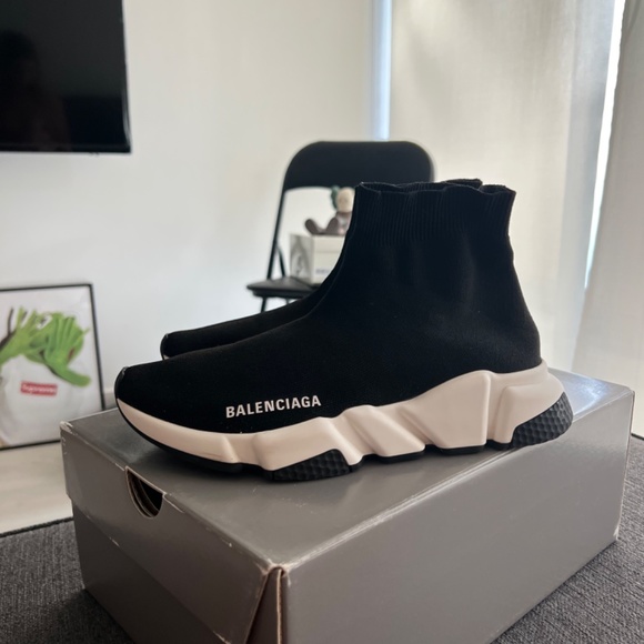 Balenciaga Speed Recycled Knit Sneaker - Picture 2 of 3